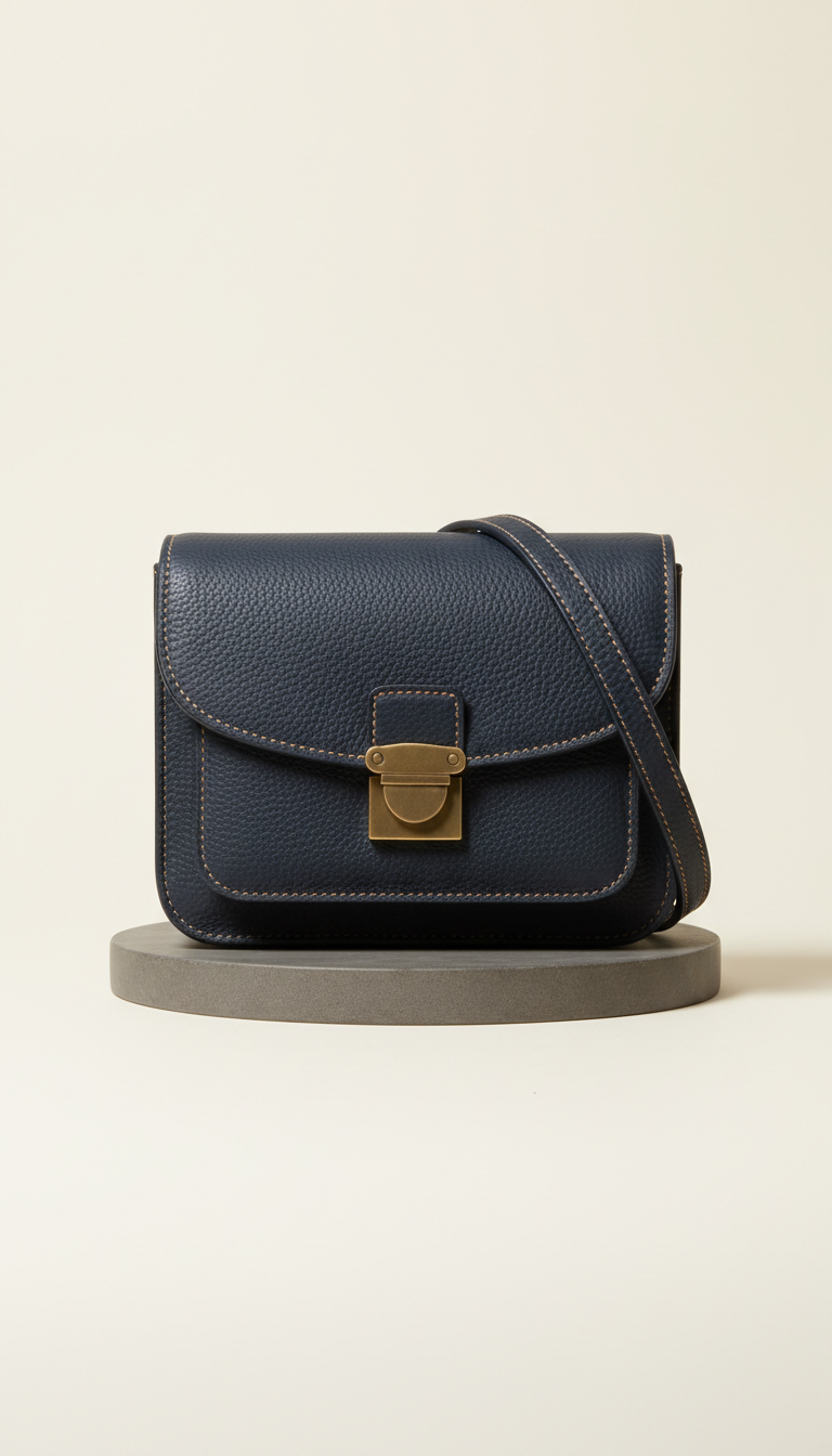 Deep Navy Crossbody Bag