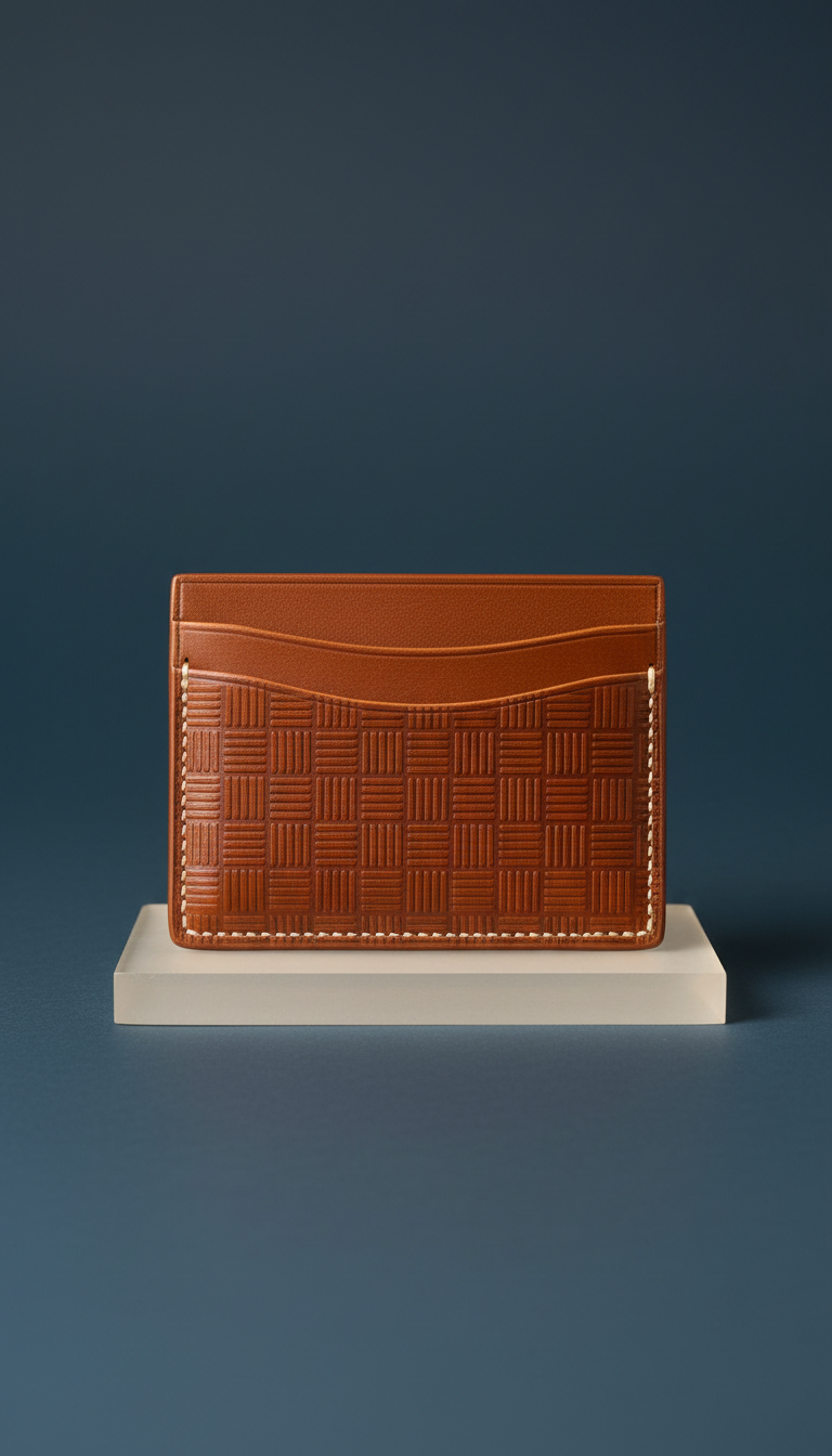 Cognac Slim Cardholder