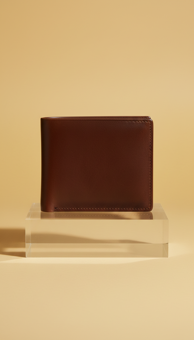 Espresso Leather Bifold Wallet